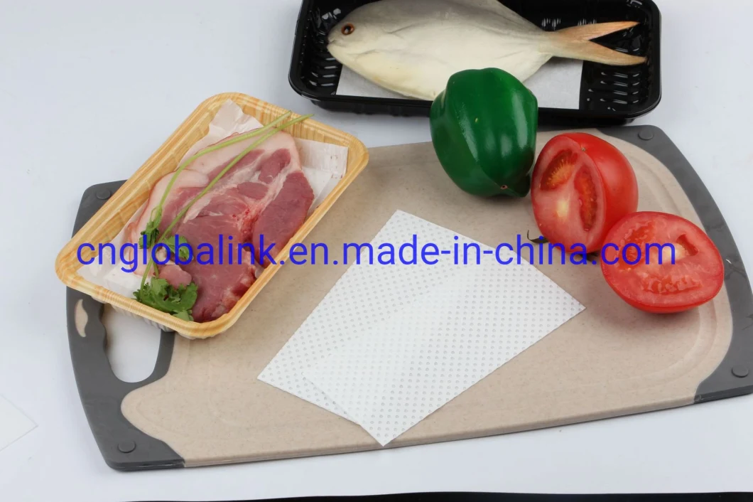 Disposable Absorbent Meat Pad with White Color