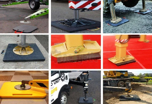 UHMWPE/HDPE Jack Pad/Crane Pad/UHMWPE Durable High Strength Portable Crane Outrigger Pads Crane Outrriger Board Plastic Pad